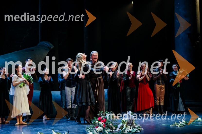  Valentina Turcu, koreografinja in baletna solistka;  Marin Turcu, baletni plesalecRomeo in Julija, jubilejna predstava ob 30-letnici umetniškega ustvarjanja Valentine Turcu