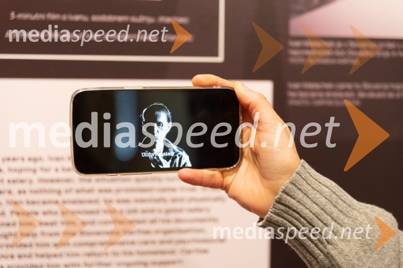 Novinarska konferenca pred odprtjem razstave Ste me hoteli videti strto? Muzej človekovih pravic