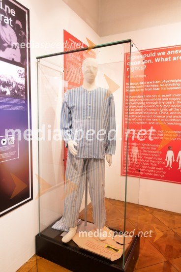 Novinarska konferenca pred odprtjem razstave Ste me hoteli videti strto? Muzej človekovih pravic