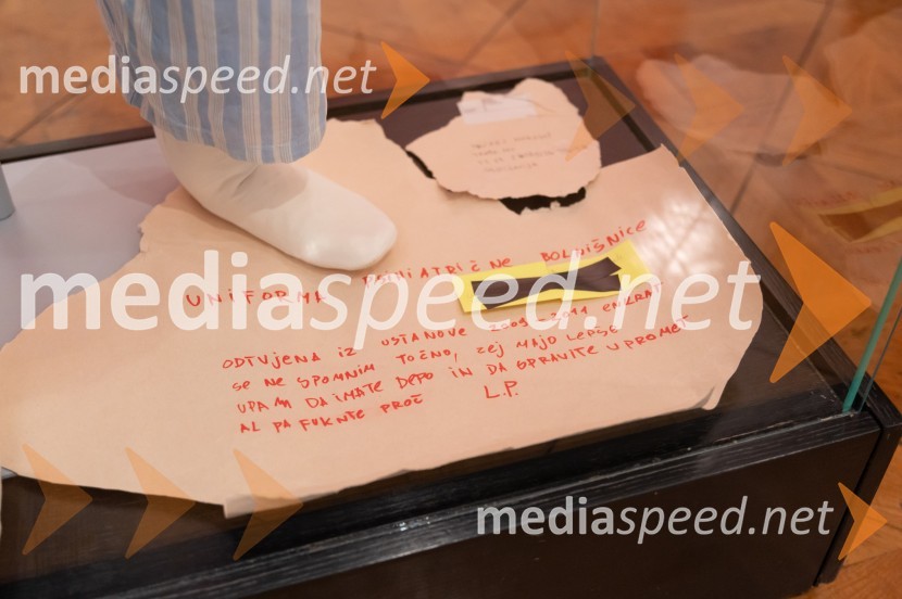 Novinarska konferenca pred odprtjem razstave Ste me hoteli videti strto? Muzej človekovih pravic