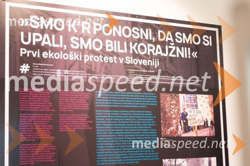 Novinarska konferenca pred odprtjem razstave Ste me hoteli videti strto? Muzej človekovih pravic