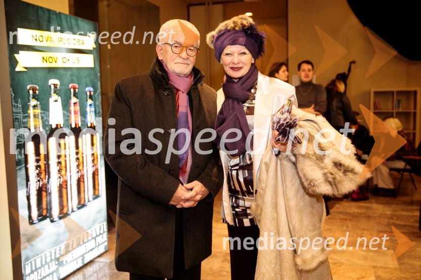 dr. Peter  Čeferin, pravnik, pisatelj;  Rija ČičRuta Grupa Triglav 2023, odprtje gledališkega festivala s premierno uprizoritvijo drame Praznovanje