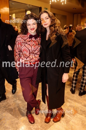  Diana  Kolenc, igralka;  ... Ruta Grupa Triglav 2023, odprtje gledališkega festivala s premierno uprizoritvijo drame Praznovanje