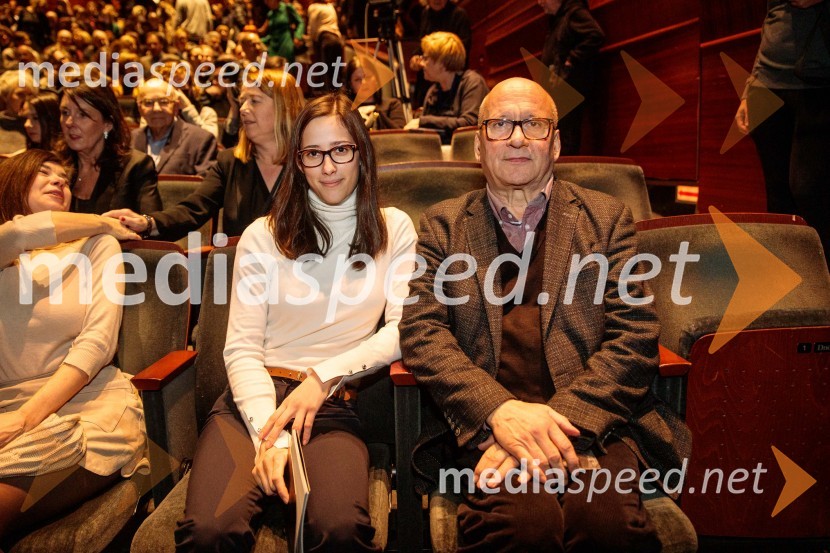  Katarina Julija Pipan, slovenska tekmovalka v dresurnem jahanju;  Janez Pipan, režiserRuta Grupa Triglav 2023, odprtje gledališkega festivala s premierno uprizoritvijo drame Praznovanje