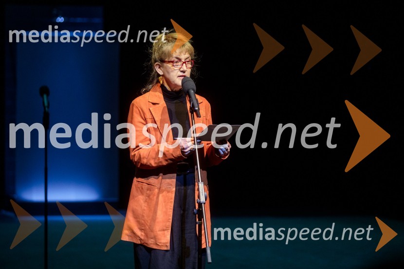  Barbara Hieng Samobor, direktorica in umetniška vodja MGLRuta Grupa Triglav 2023, odprtje gledališkega festivala s premierno uprizoritvijo drame Praznovanje