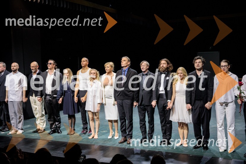  Jaka Lah, igralec;  Boris  Ostan, igralec;  Filip Samobor, igralec;  Viktorija Bencik Emeršič, igralka;  Joseph Nzobandora - Jose, raper, Murat & Jose;  Iva Krajnc Bagola, igralka;  Judita Zidar, igralka;  Boris  Kerč, igralec;  Alojz Svete, igralec;  Tomo Tomšič, igralec;  Tjaša  Železnik, igralka;  Branko Jordan, igralec;  Klara Kuk, igralka, manekenkaRuta Grupa Triglav 2023, odprtje gledališkega festivala s premierno uprizoritvijo drame Praznovanje