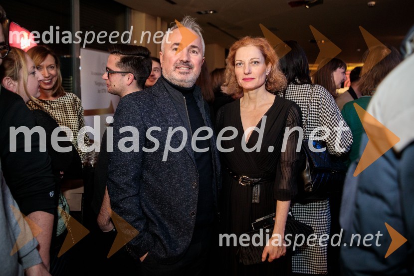  Bojan Kuhar, pomočnik direktorice, Narodna galerija;  Hermina Kovačič, strokovnjakinja za komuniciranjeRuta Grupa Triglav 2023, odprtje gledališkega festivala s premierno uprizoritvijo drame Praznovanje