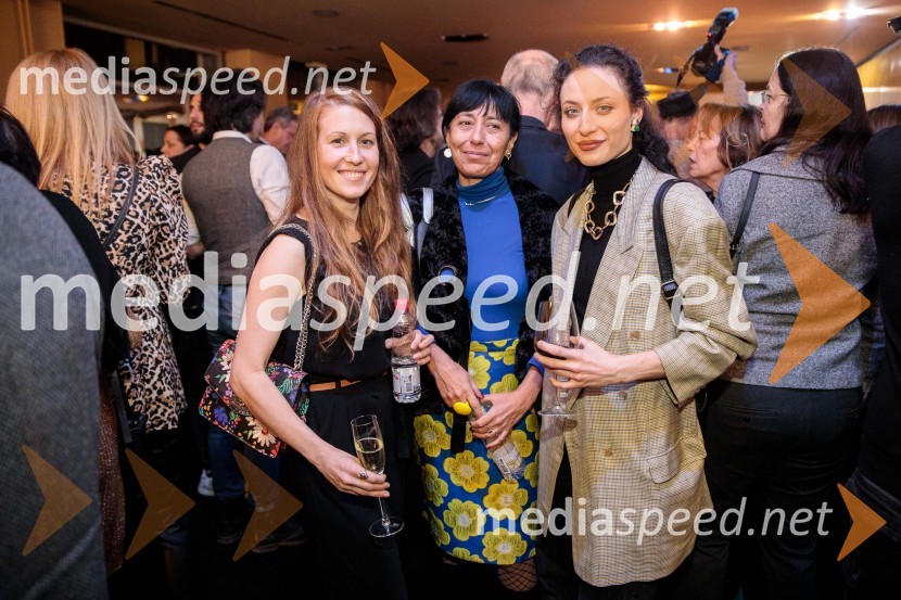  Anja Möderndorfer, plesalka in koreografinja;  ... ;  Urška Centa, plesalka flamenkaRuta Grupa Triglav 2023, odprtje gledališkega festivala s premierno uprizoritvijo drame Praznovanje