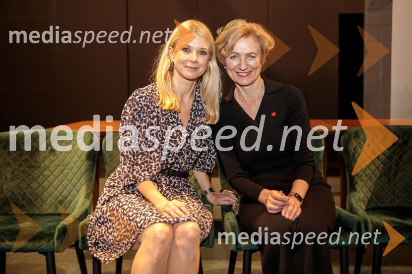  Tjaša  Železnik, igralka;  Meta Mačak, igralkaRuta Grupa Triglav 2023, odprtje gledališkega festivala s premierno uprizoritvijo drame Praznovanje