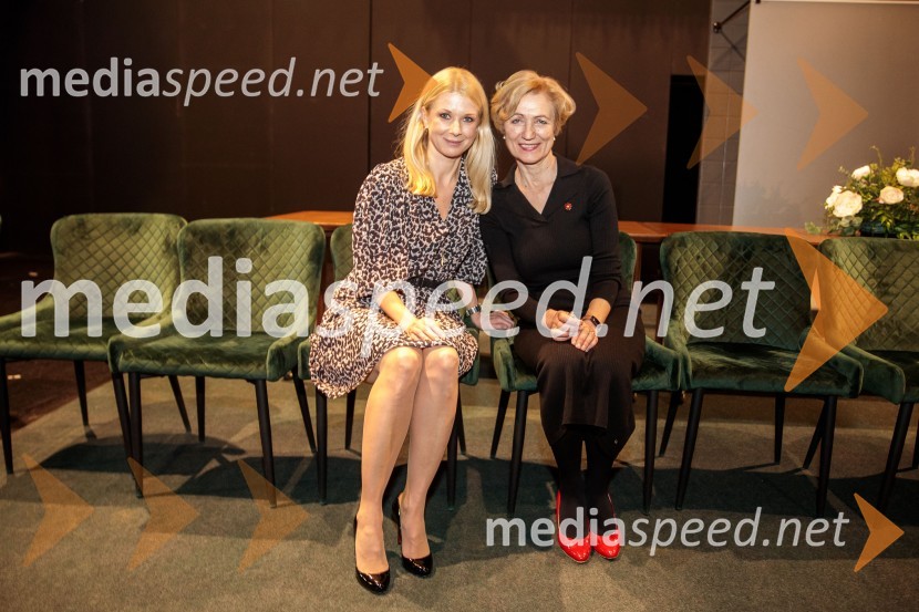  Tjaša  Železnik, igralka;  Meta Mačak, igralkaRuta Grupa Triglav 2023, odprtje gledališkega festivala s premierno uprizoritvijo drame Praznovanje