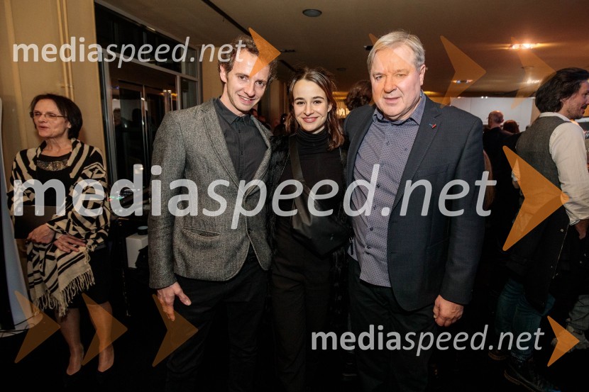  ... ;  Gaja Filač, igralka;  Jožef Ropoša, igralecRuta Grupa Triglav 2023, odprtje gledališkega festivala s premierno uprizoritvijo drame Praznovanje