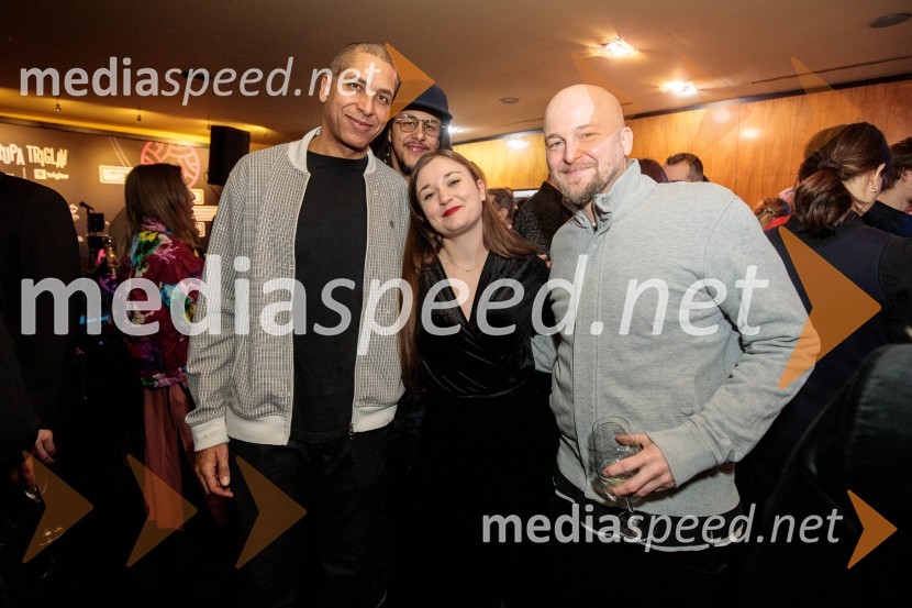  Joseph Nzobandora - Jose, raper, Murat & Jose;  ... ;  Nika Korenjak, igralka;  Marko Gregorčič - Murat, raper,pisec besedil, Murat & JoseRuta Grupa Triglav 2023, odprtje gledališkega festivala s premierno uprizoritvijo drame Praznovanje