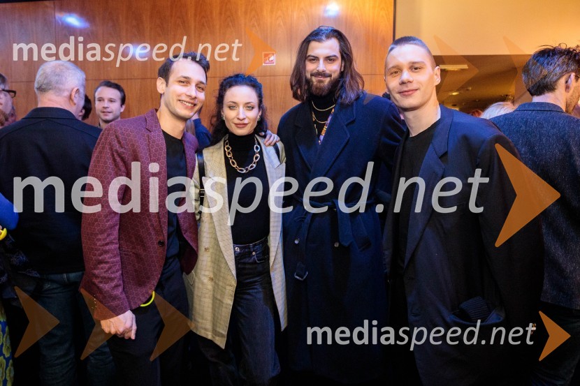  Voranc  Boh, igralec;  Urška Centa, plesalka flamenka;  Domen Novak, igralec ;  Timon Šturbej, igralecRuta Grupa Triglav 2023, odprtje gledališkega festivala s premierno uprizoritvijo drame Praznovanje