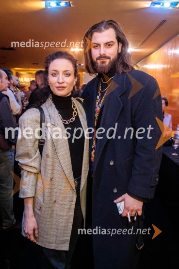  Urška Centa, plesalka flamenka;  Domen Novak, igralec Ruta Grupa Triglav 2023, odprtje gledališkega festivala s premierno uprizoritvijo drame Praznovanje