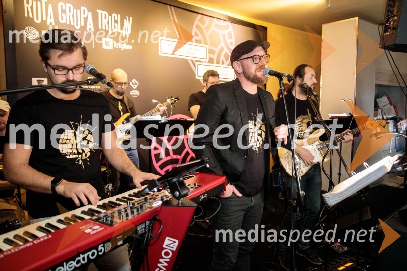  Rok Šinkovec, glasbenik;  Uroš Buh, sinhronizator;  Matjaž Ugovšek, glasbenikRuta Grupa Triglav 2023, odprtje gledališkega festivala s premierno uprizoritvijo drame Praznovanje