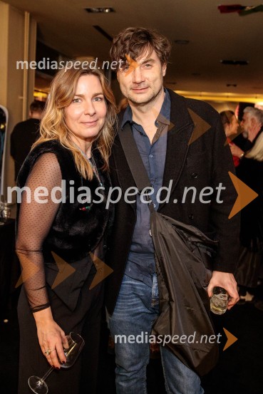  Ana Urbanc, igralka;  Branko Jordan, igralecRuta Grupa Triglav 2023, odprtje gledališkega festivala s premierno uprizoritvijo drame Praznovanje