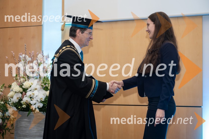 prof. dr. Zdravko Kačič, rektor Univerze v Mariboru;  Dragana OstojićRektorjev dan Univerze v Mariboru, 2023