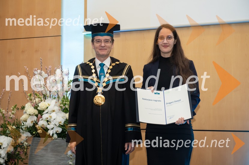 prof. dr. Zdravko Kačič, rektor Univerze v Mariboru;  Dragana OstojićRektorjev dan Univerze v Mariboru, 2023