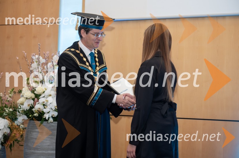 prof. dr. Zdravko Kačič, rektor Univerze v Mariboru;  Sandra TerplanRektorjev dan Univerze v Mariboru, 2023