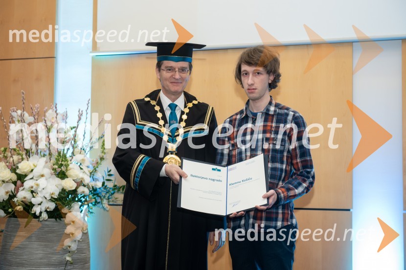 prof. dr. Zdravko Kačič, rektor Univerze v Mariboru;  Klemen KošičRektorjev dan Univerze v Mariboru, 2023