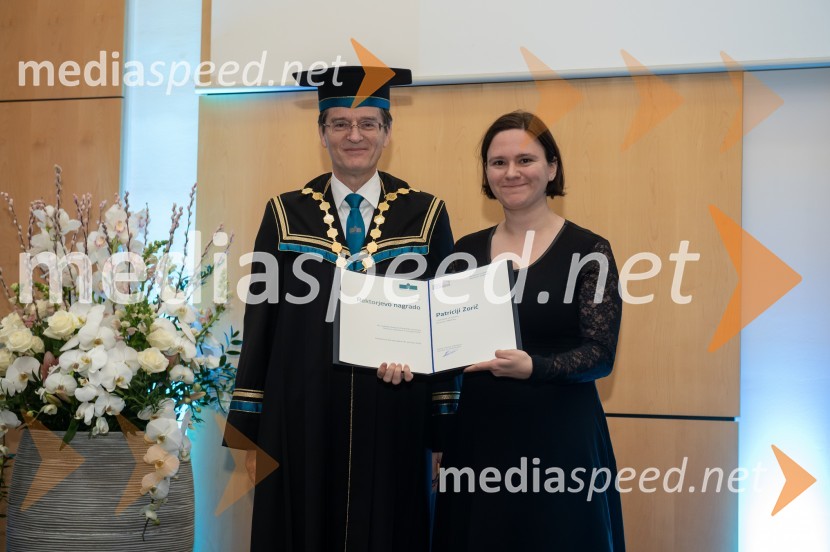 prof. dr. Zdravko Kačič, rektor Univerze v Mariboru;  Patricija ZoričRektorjev dan Univerze v Mariboru, 2023