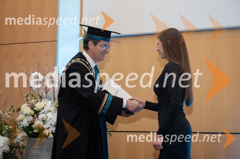 prof. dr. Zdravko Kačič, rektor Univerze v Mariboru;  Patricija LunežnikRektorjev dan Univerze v Mariboru, 2023