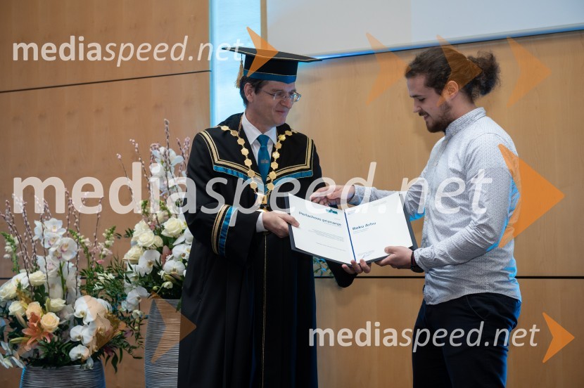 prof. dr. Zdravko Kačič, rektor Univerze v Mariboru;  Rok ArhRektorjev dan Univerze v Mariboru, 2023