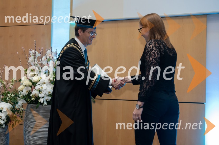 prof. dr. Zdravko Kačič, rektor Univerze v Mariboru;  Ana Rotovnik OmerzRektorjev dan Univerze v Mariboru, 2023