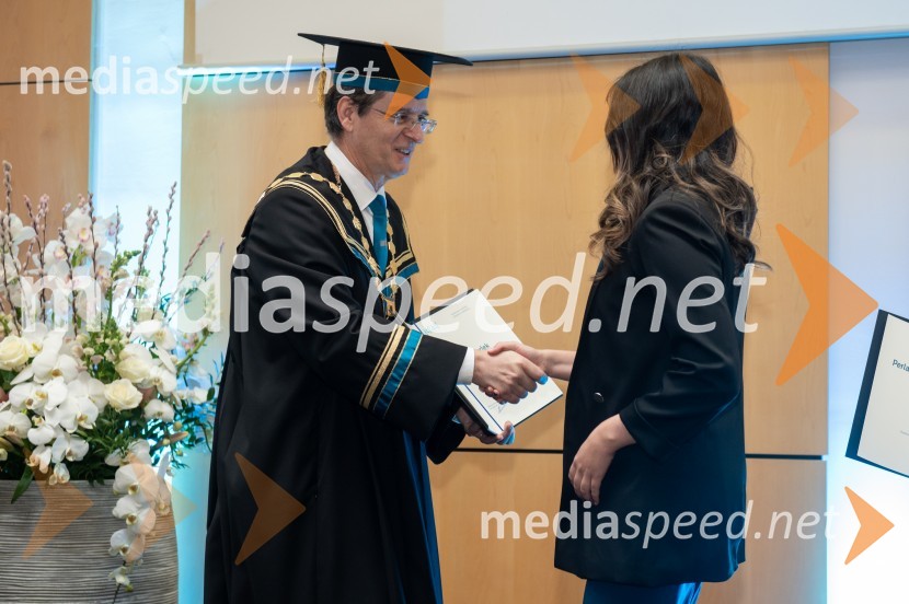 prof. dr. Zdravko Kačič, rektor Univerze v Mariboru;  Tamara ŠterlekRektorjev dan Univerze v Mariboru, 2023