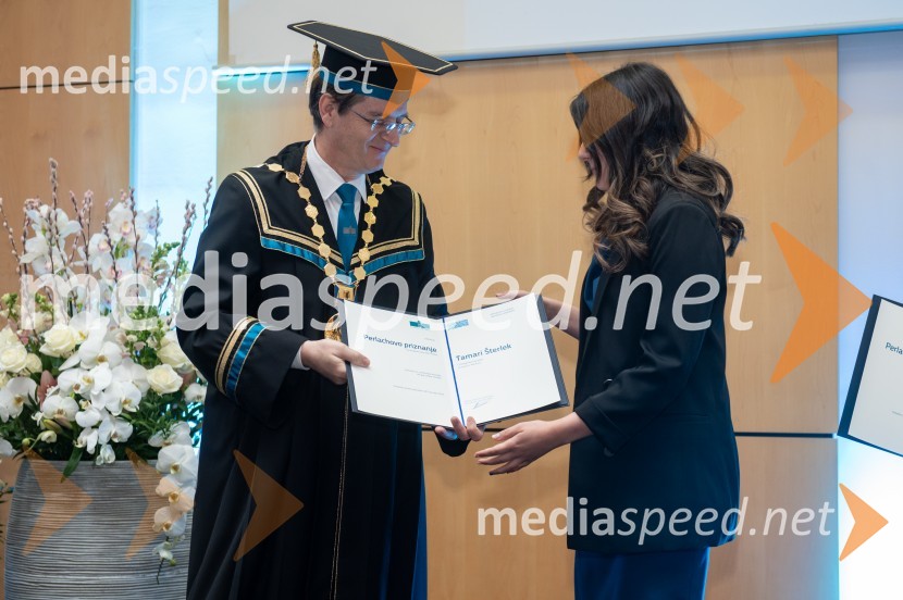 prof. dr. Zdravko Kačič, rektor Univerze v Mariboru;  Tamara ŠterlekRektorjev dan Univerze v Mariboru, 2023