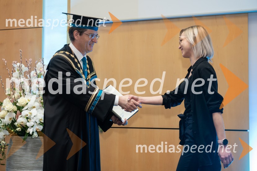 prof. dr. Zdravko Kačič, rektor Univerze v Mariboru;  Eva CepecRektorjev dan Univerze v Mariboru, 2023