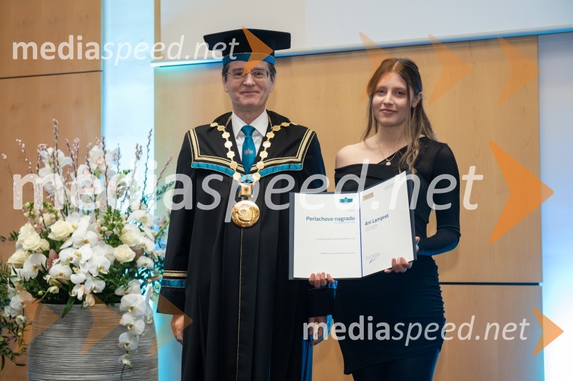 prof. dr. Zdravko Kačič, rektor Univerze v Mariboru;  Ana Lampret,  študentka Filozofske fakultete Univerze v MariboruRektorjev dan Univerze v Mariboru, 2023