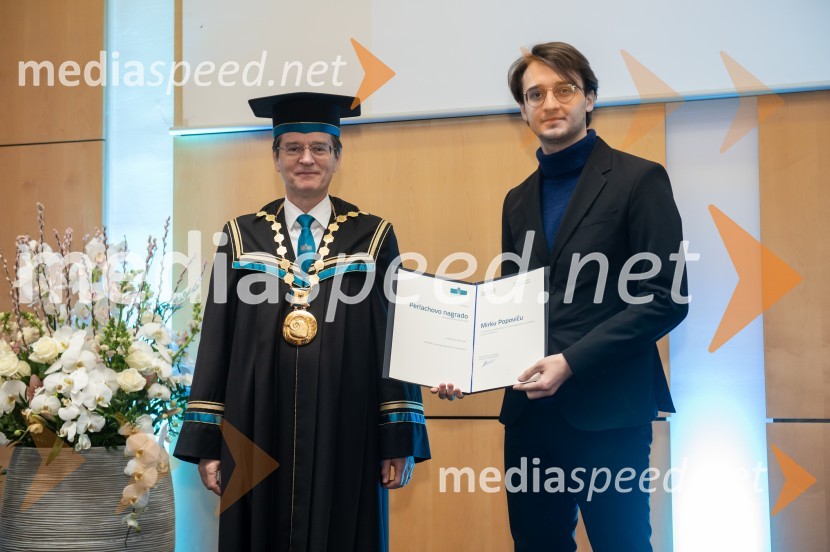 prof. dr. Zdravko Kačič, rektor Univerze v Mariboru;  Mirko PopovićRektorjev dan Univerze v Mariboru, 2023