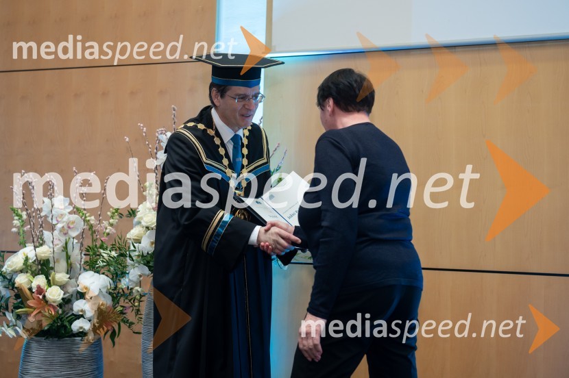 prof. dr. Zdravko Kačič, rektor Univerze v Mariboru;  Jožica KužnerRektorjev dan Univerze v Mariboru, 2023