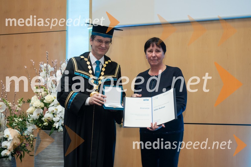 prof. dr. Zdravko Kačič, rektor Univerze v Mariboru;  Jožica KužnerRektorjev dan Univerze v Mariboru, 2023