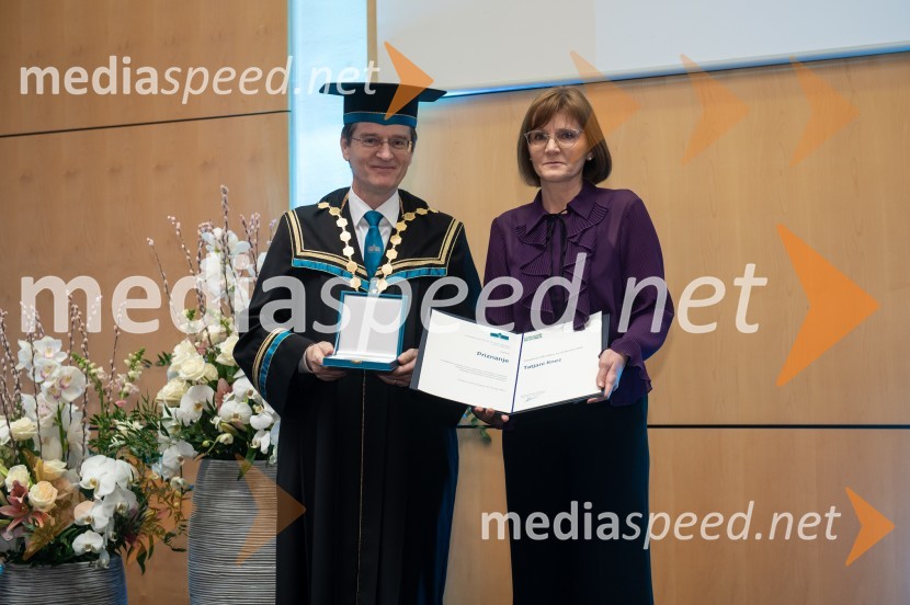 prof. dr. Zdravko Kačič, rektor Univerze v Mariboru;  Tatjana KnezRektorjev dan Univerze v Mariboru, 2023