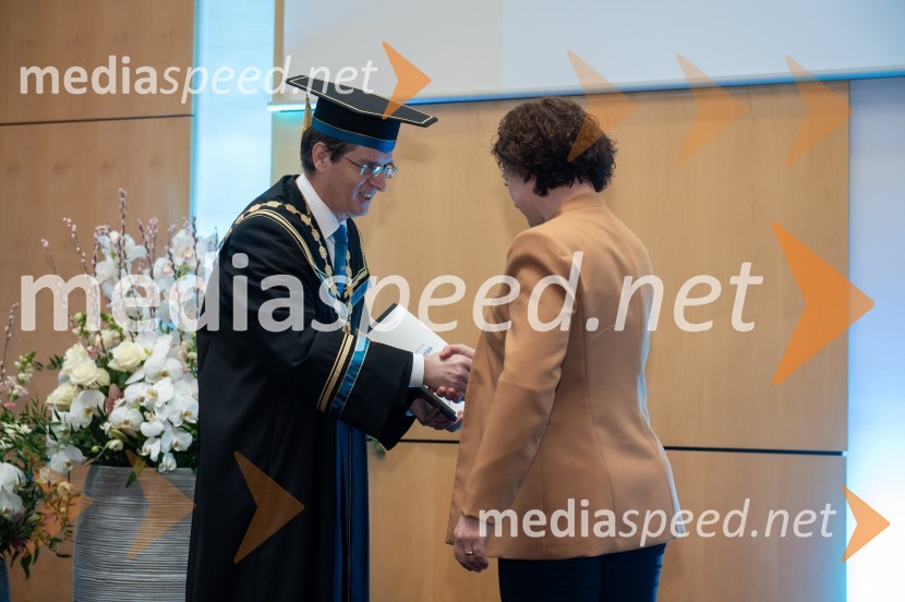 prof. dr. Zdravko Kačič, rektor Univerze v Mariboru;  Simona PetelinšekRektorjev dan Univerze v Mariboru, 2023