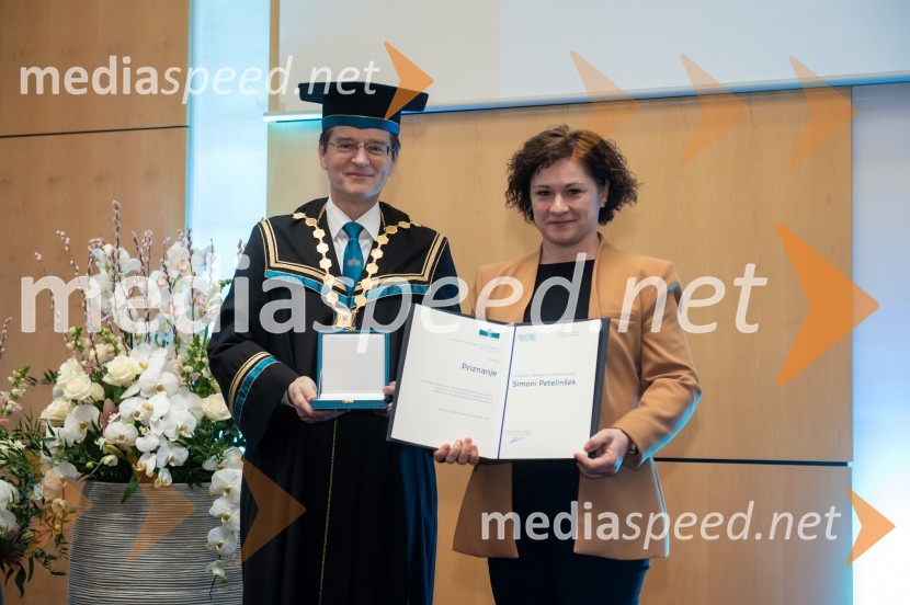 prof. dr. Zdravko Kačič, rektor Univerze v Mariboru;  Simona PetelinšekRektorjev dan Univerze v Mariboru, 2023