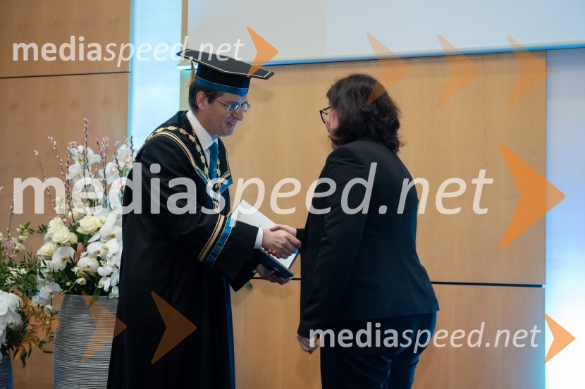 prof. dr. Zdravko Kačič, rektor Univerze v Mariboru;  Lidija KokoljRektorjev dan Univerze v Mariboru, 2023