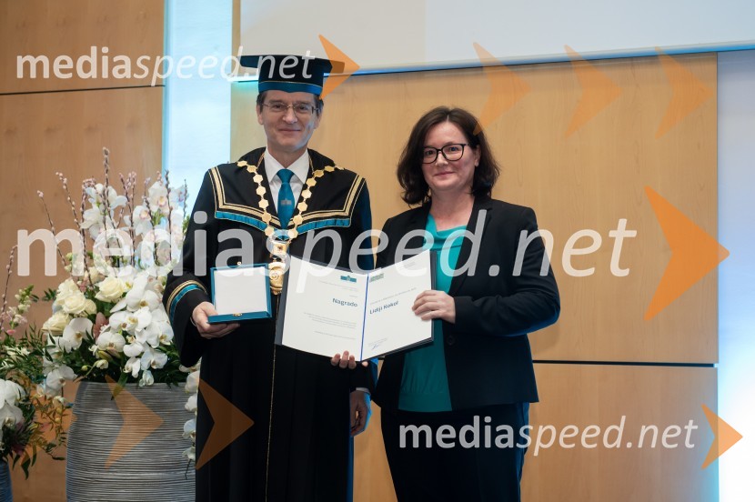 prof. dr. Zdravko Kačič, rektor Univerze v Mariboru;  Lidija KokoljRektorjev dan Univerze v Mariboru, 2023