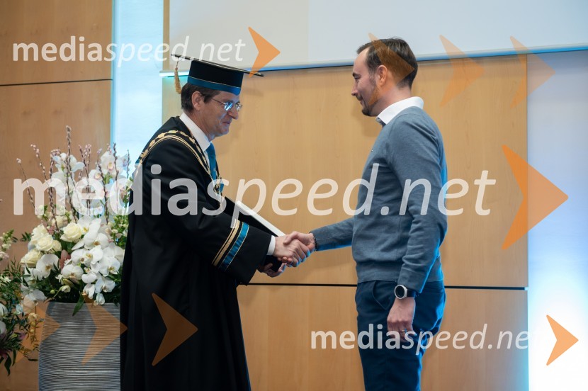 prof. dr. Zdravko Kačič, rektor Univerze v Mariboru;  Marko UršičRektorjev dan Univerze v Mariboru, 2023