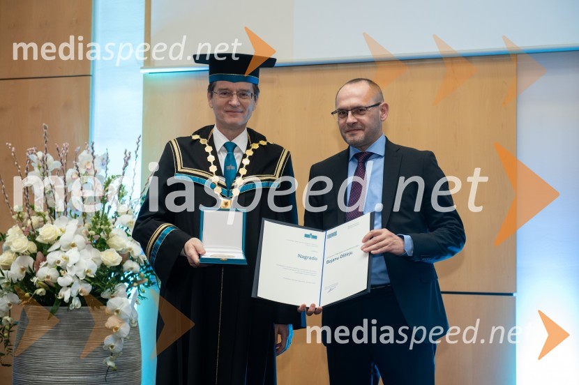 prof. dr. Zdravko Kačič, rektor Univerze v Mariboru;  Bojan OštirRektorjev dan Univerze v Mariboru, 2023