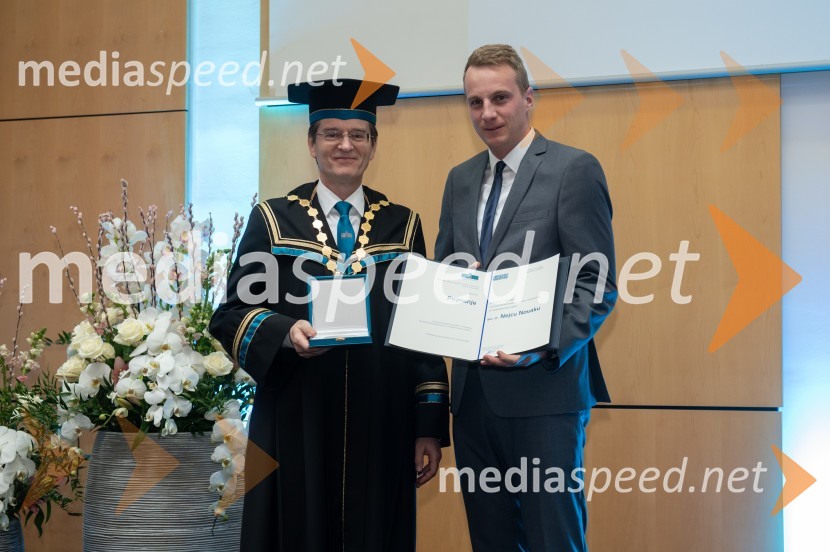 prof. dr. Zdravko Kačič, rektor Univerze v Mariboru; doc. dr. Nejc NovakRektorjev dan Univerze v Mariboru, 2023