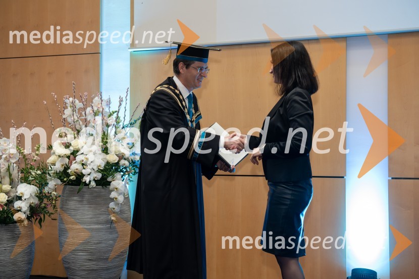 prof. dr. Zdravko Kačič, rektor Univerze v Mariboru;  Barbara Bradač HojnikRektorjev dan Univerze v Mariboru, 2023