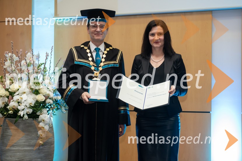 prof. dr. Zdravko Kačič, rektor Univerze v Mariboru;  Barbara Bradač HojnikRektorjev dan Univerze v Mariboru, 2023