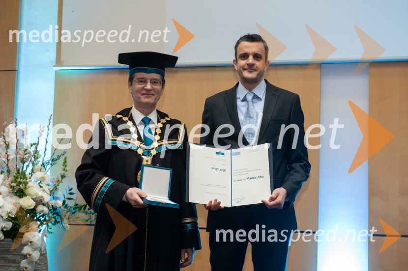 prof. dr. Zdravko Kačič, rektor Univerze v Mariboru;  Marko UrhRektorjev dan Univerze v Mariboru, 2023