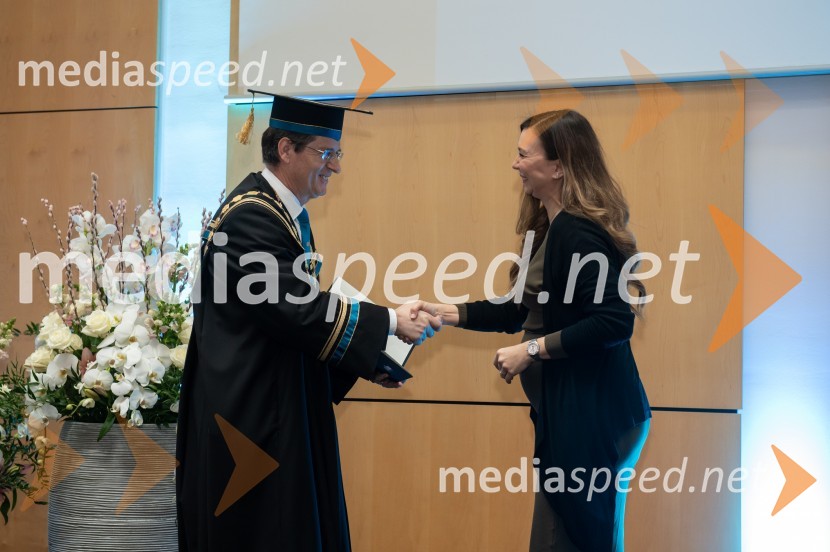 prof. dr. Zdravko Kačič, rektor Univerze v Mariboru;  Sara TementRektorjev dan Univerze v Mariboru, 2023