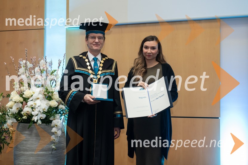 prof. dr. Zdravko Kačič, rektor Univerze v Mariboru;  Sara TementRektorjev dan Univerze v Mariboru, 2023