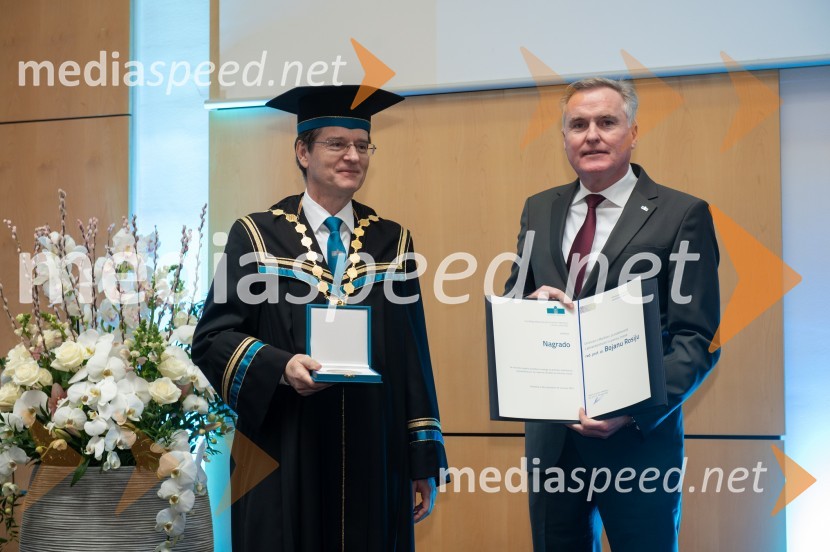 prof. dr. Zdravko Kačič, rektor Univerze v Mariboru; izr. prof. dr. Bojan Rosi, dekan, Fakulteta za logistiko, Univerza v MariboruRektorjev dan Univerze v Mariboru, 2023