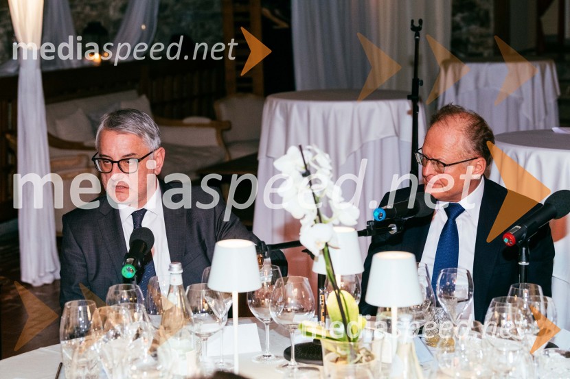  Matjaž Han, minister za gospodarski razvoj in tehnologijo;  Janez  Škrabec, direktor Riko d.o.o.Redna letna skupščina Slovenskega konzularnega zbora